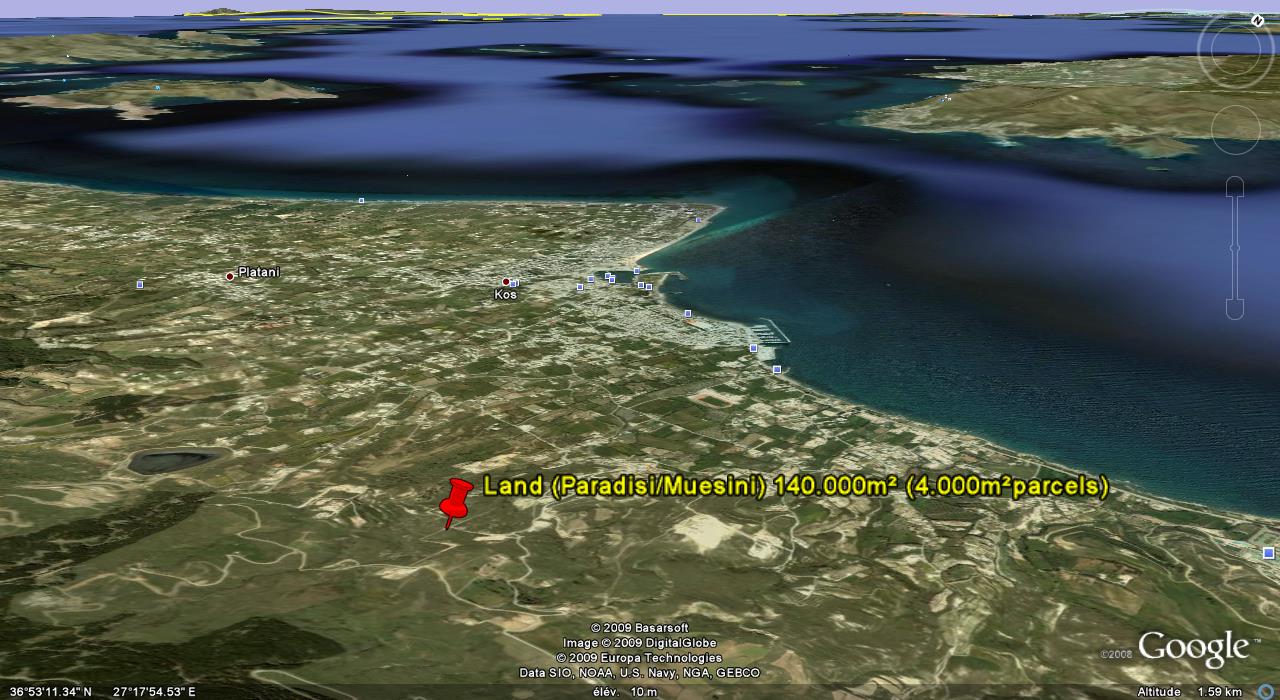 REAL ESTATE KOS GREECE Land for sale on Kos island Greece